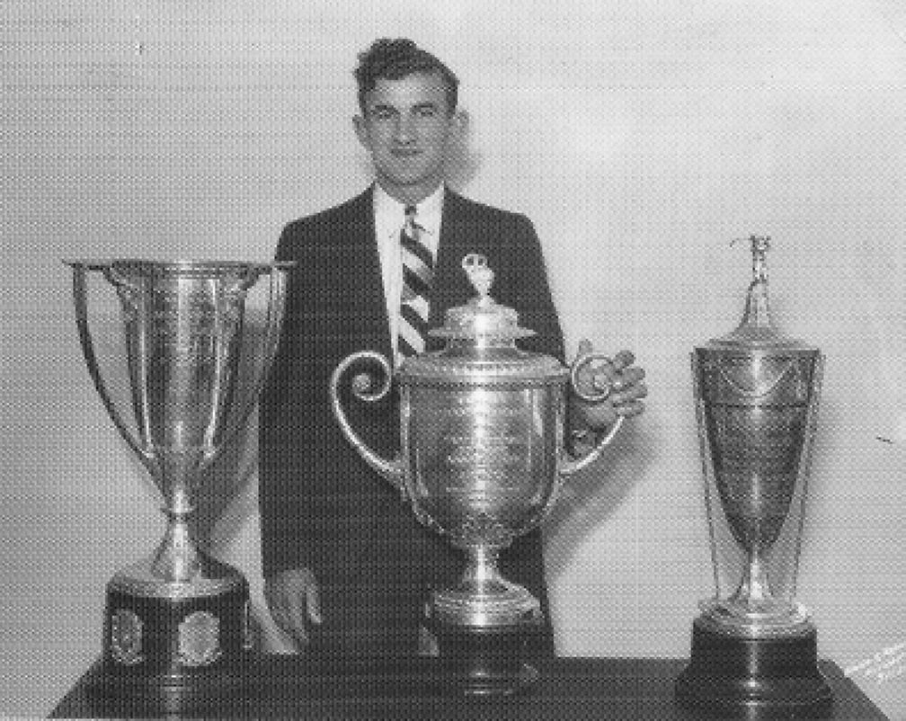 Johnny Revolta with1935 trophies.jpg